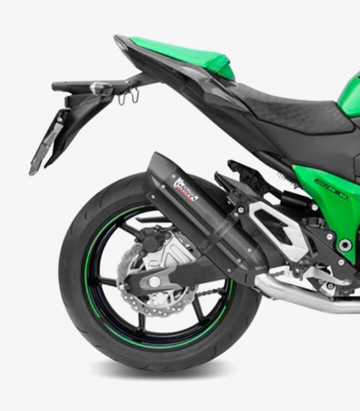 MIVV Suono Auspuff Schwarz für Kawasaki Z800 (13-16) K.032.L9
