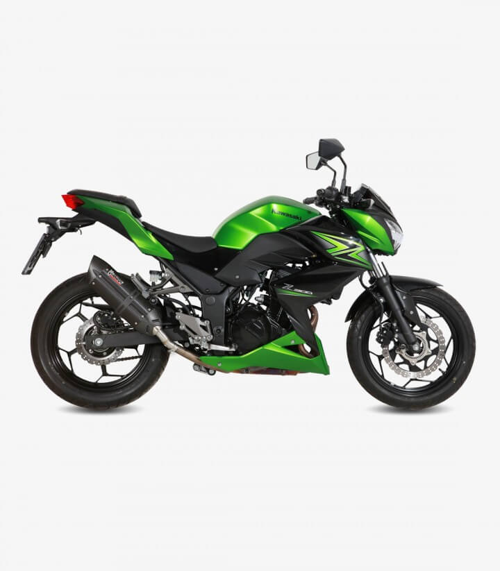 MIVV Suono Auspuff Schwarz für Kawasaki Ninja  300 (13-16), Z300 (15-16) K.038.L9