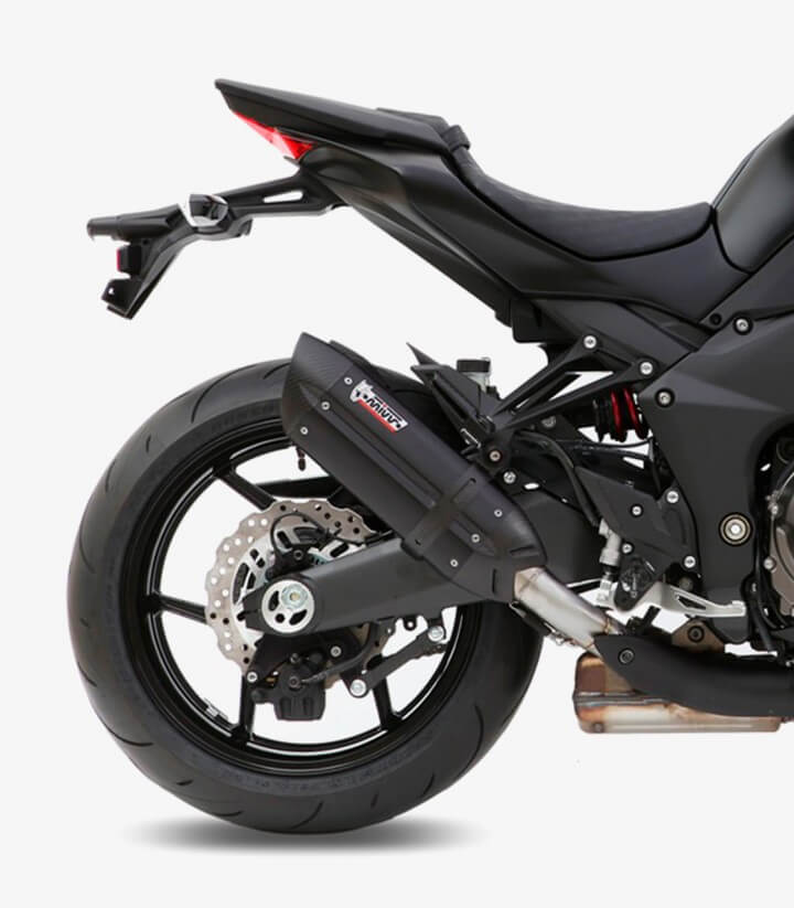 MIVV Suono Auspuff Schwarz für Kawasaki Z 1000 (14-20) K.039.L9