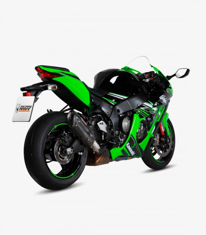 MIVV Suono Exhaust Black for Kawasaki ZX-10R / RR / SE (16-25) K.042.L9