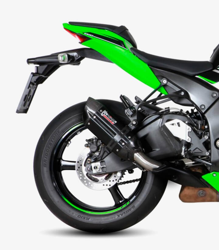 MIVV Suono Auspuff Schwarz für Kawasaki Ninja ZX-10R/RR (16-25) K.042.L9