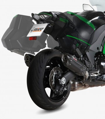 MIVV Suono Auspuff Schwarz für Kawasaki Z 1000 SX (14-19) K.043.L9