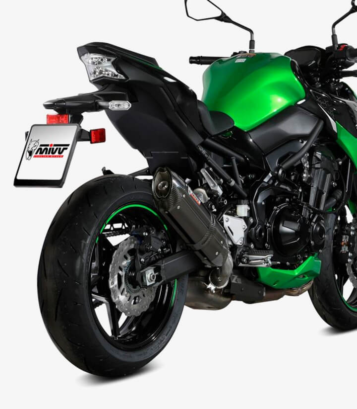 MIVV Suono Auspuff Schwarz für Kawasaki Z 900 (20-24) K.052.L9