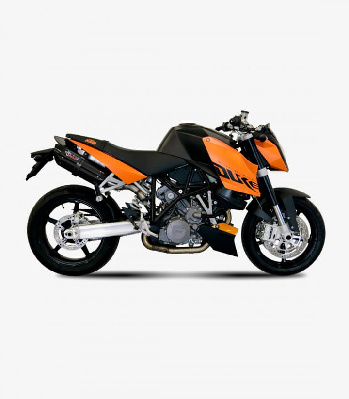 MIVV Suono Auspuff Schwarz für KTM 990 Super Duke (05-11) KT.002.L9