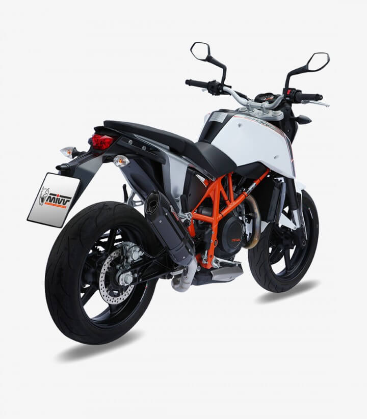 MIVV Suono Auspuff Schwarz für KTM 690 Duke (12-18), 690 Supermoto (12-18) KT.010.L9