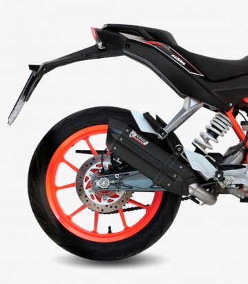 MIVV Suono Auspuff Schwarz für KTM 390 Duke (13-16) KT.012.L9
