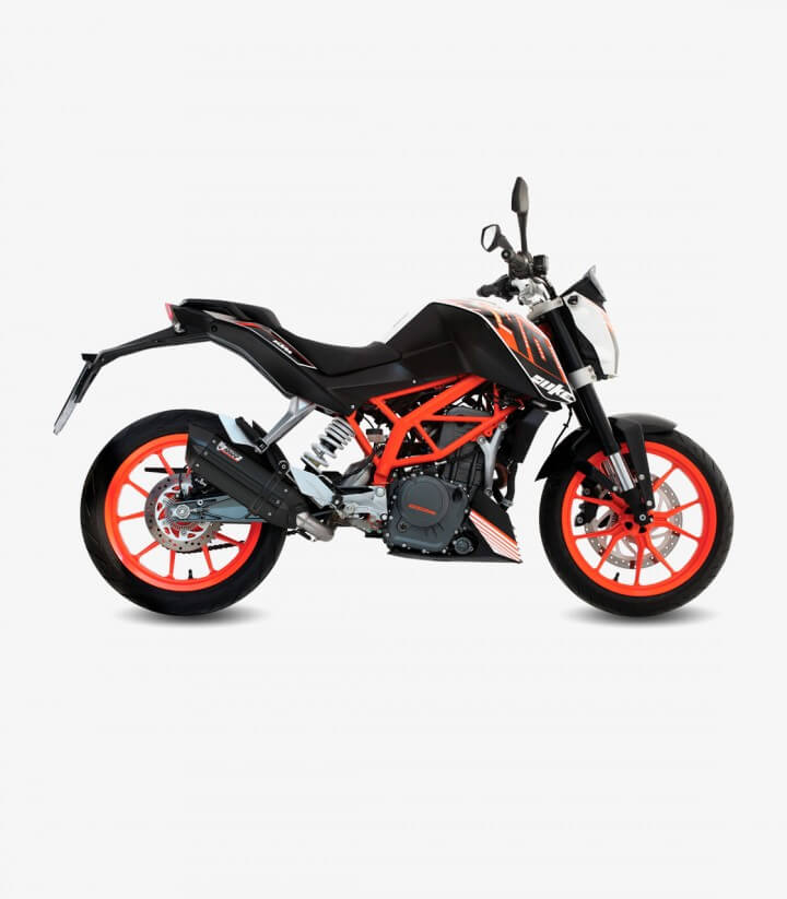 MIVV Suono Auspuff Schwarz für KTM 390 Duke (13-16) KT.012.L9