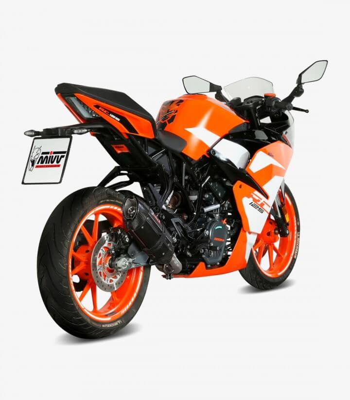 MIVV Suono Exhaust Black for KTM 125 / 390 Duke / RC (17-21) KT.019.L9