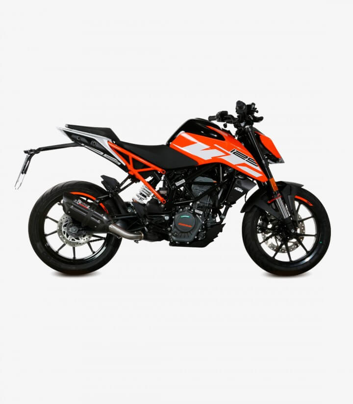 MIVV Suono Exhaust Black for KTM 125 / 390 Duke / RC (17-21) KT.019.L9