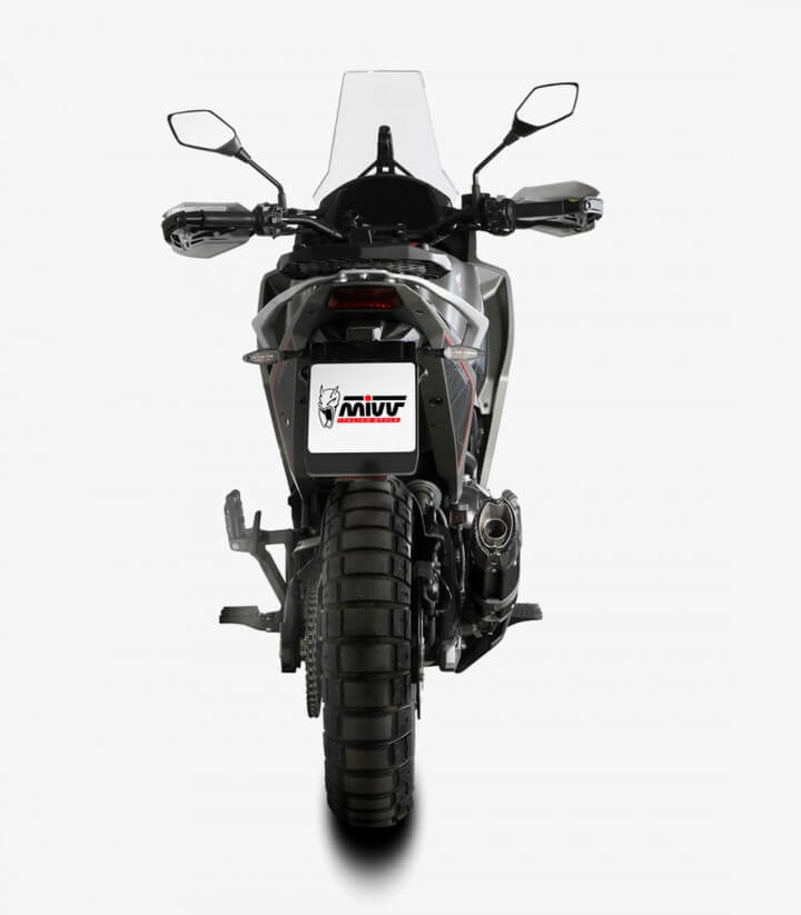 MIVV Suono Auspuff Schwarz für Moto Morini X-Cape (21-24) MM.001.L9