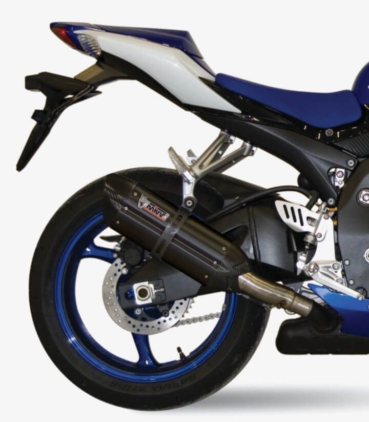 MIVV Suono Auspuff Schwarz für Suzuki GSX-R 750 (08-10), GSX-R600 (08-10) S.032.L9