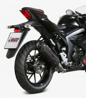 MIVV Suono Auspuff Schwarz für Suzuki GSX-R125 (17-21), GSX-S125 (17-21) S.055.L9