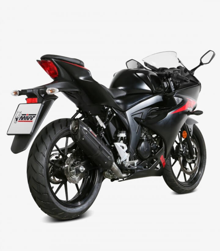 MIVV Suono Auspuff Schwarz für Suzuki GSX-R125 (17-21), GSX-S125 (17-21) S.055.L9
