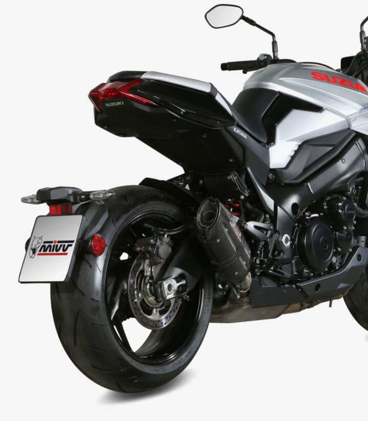 MIVV Suono Auspuff Schwarz für Suzuki GSX-S 1000 Katana (19-25) S.056.L9
