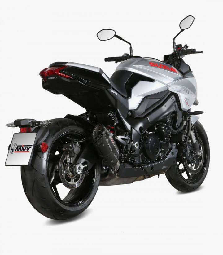 MIVV Suono Auspuff Schwarz für Suzuki GSX-S 1000 Katana (19-25) S.056.L9