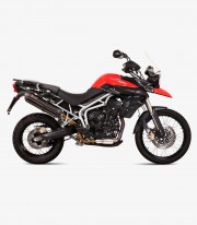 MIVV Suono Exhaust Black for Triumph Tiger 800 XR / XC (11-22) T.011.L9