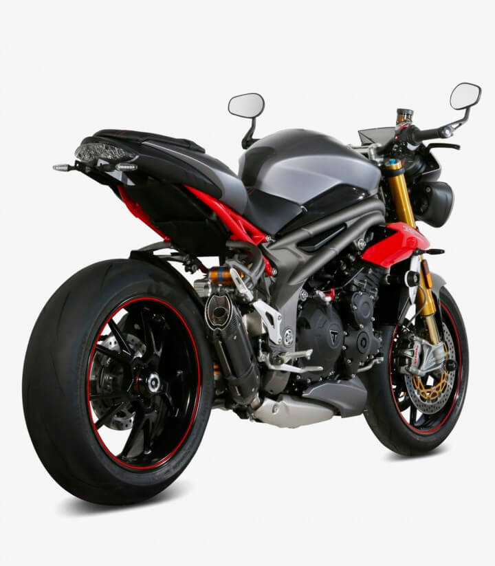 MIVV Suono Exhaust Black for Triumph Speed Triple (16-17) T.016.L9