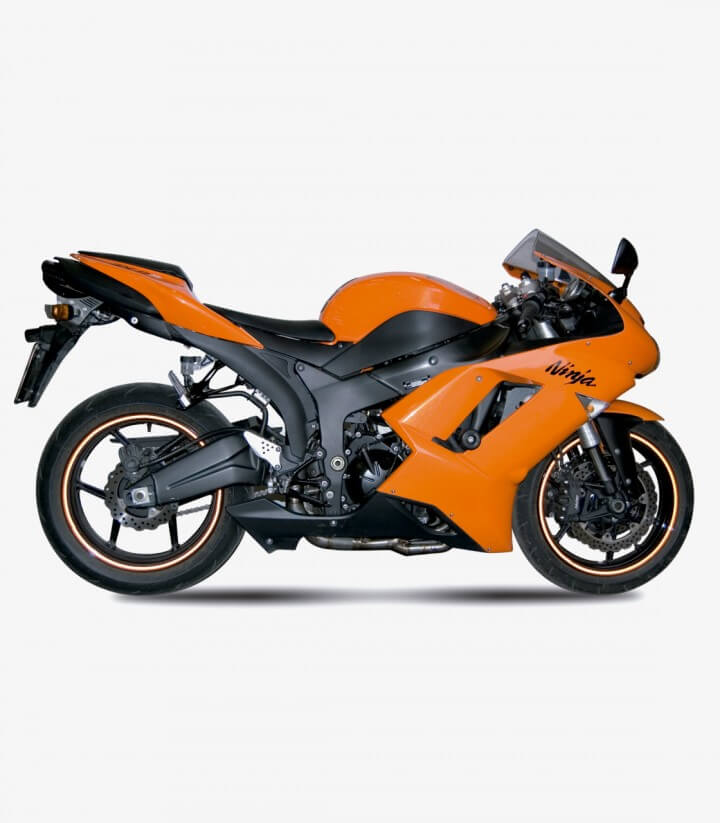 MIVV Suono Auspuff Schwarz für Kawasaki Ninja ZX-6R/RR (07-08) UK.019.L9