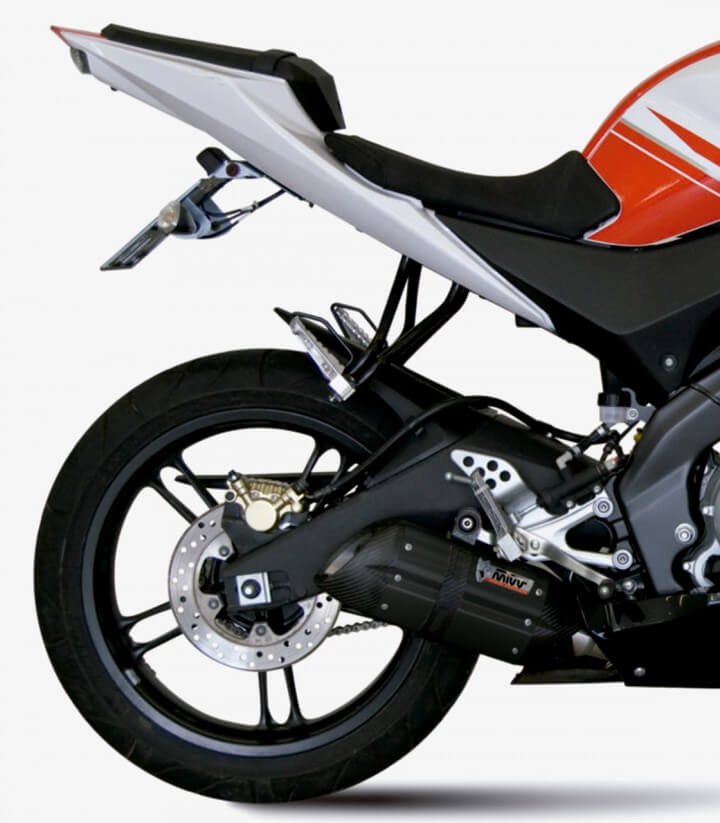 MIVV Suono Auspuff Schwarz für Yamaha YZF-R 125 (08-13) Y.030.L9