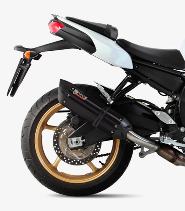 MIVV Suono Auspuff Schwarz für Yamaha FZ8/Fazer 8 (10-16) Y.033.L9