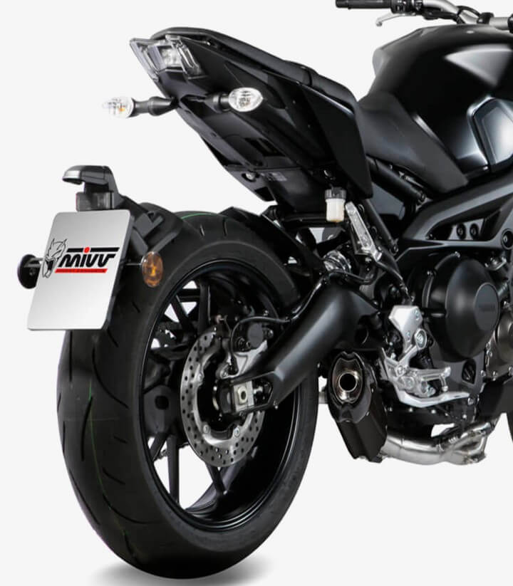 MIVV Suono Auspuff Schwarz für Yamaha MT-09 (13-20) Y.042.L9
