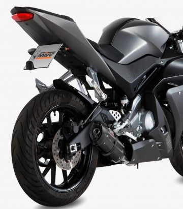 MIVV Suono Auspuff Schwarz für Yamaha MT-125 (15-19), YZF-R 125 (14-18) Y.047.L9