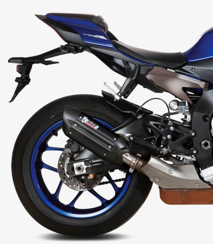 MIVV Suono Auspuff Schwarz für Yamaha YZF 1000 R Thunderace (15-22), YZF-R1 (15-22) Y.050.L9