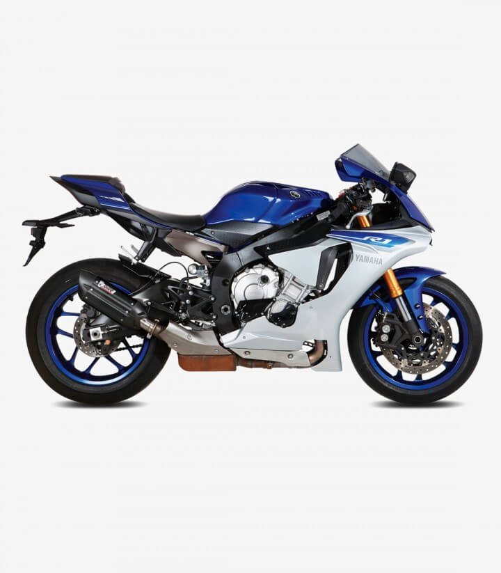 MIVV Suono Auspuff Schwarz für Yamaha YZF 1000 R Thunderace (15-22), YZF-R1 (15-22) Y.050.L9