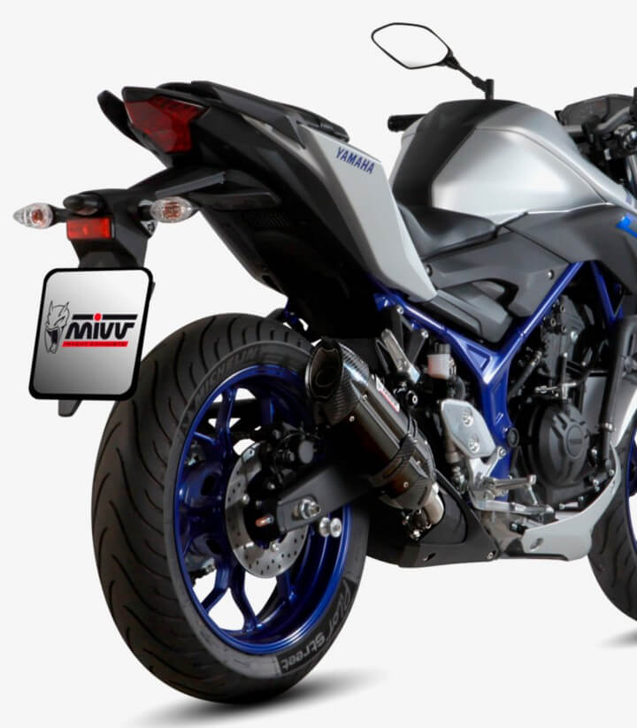 MIVV Suono Auspuff Schwarz für Yamaha MT-03 (16-26) Y.055.L9