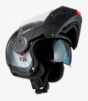 Casco Modular NZI Minimod Duo Meta Negro y Plata