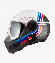 Casco Modular NZI Minimod Duo Watson Blanco, Negro y Azul