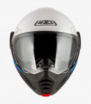 Casco Modular NZI Minimod Duo Watson Blanco, Negro y Azul