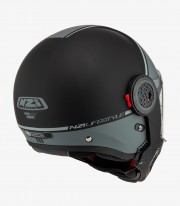 Casco Modular NZI Minimod Duo Smart Negro y Antracita Mate