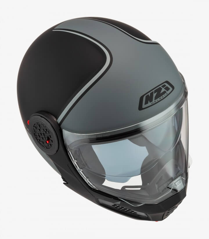 Klapphelm NZI Minimod Duo Smart Schwarz und Mattanthrazit