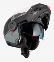 NZI Minimod Duo Smart Matt Black and Anthracite Modular Helmet