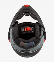 NZI Minimod Duo Smart Matt Black and Anthracite Modular Helmet