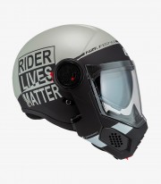 NZI Minimod Duo Involt Matt Grey and Black Modular Helmet