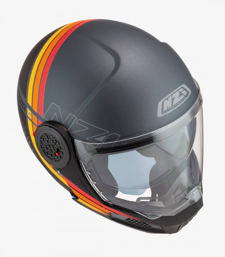 NZI Minimod Duo Watson Black and Red Modular Helmet