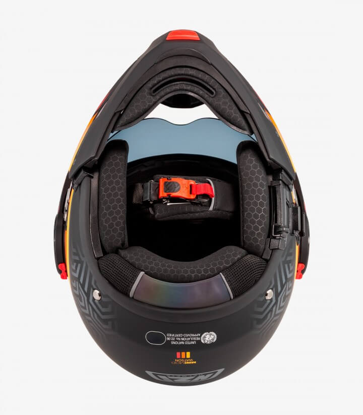 NZI Minimod Duo Watson Black and Red Modular Helmet