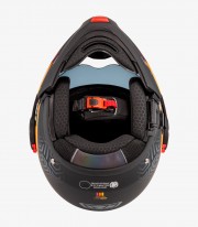 Casco Modular NZI Minimod Duo Watson Negro y Rojo