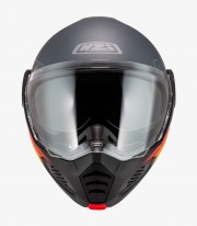Casco Modular NZI Minimod Duo Watson Negro y Rojo