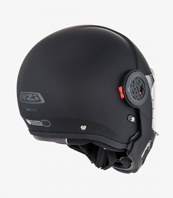 Klapphelm NZI Minimod Duo Mattschwarz
