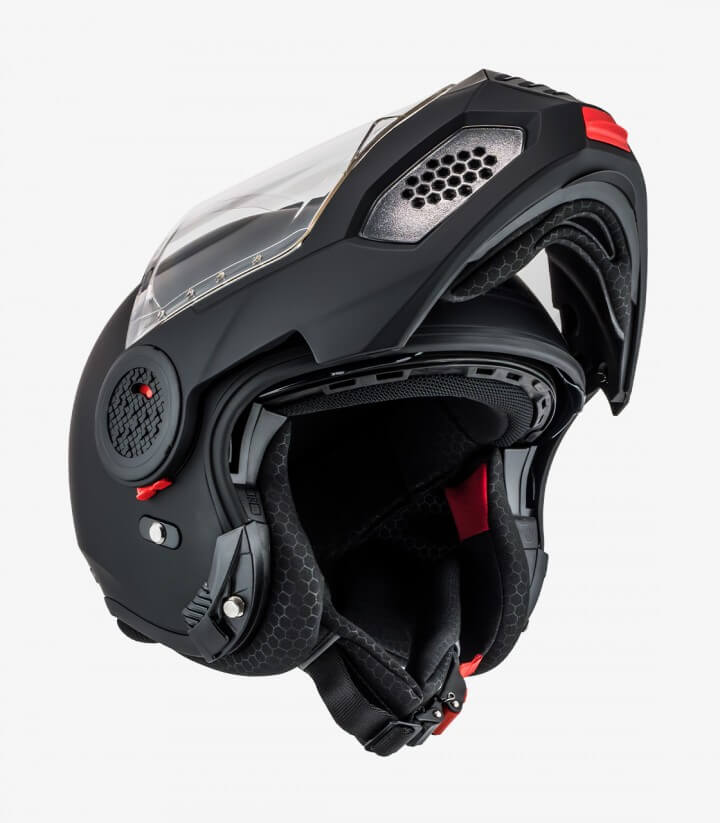 Klapphelm NZI Minimod Duo Mattschwarz