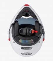 NZI Minimod Duo Pearl White Modular Helmet
