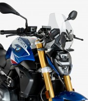 BMW R1250R (23-25) without OEM BMW bracket Puig New Generation Sport Transparent Windshield 22299W 22299W