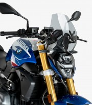 BMW R1250R (23-25) without OEM BMW bracket Puig New Generation Sport Smoked Windshield 22299H 22299H