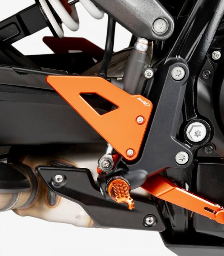 Fersenschutzplatten Puig Orange für KTM 990 Duke (24-25) 22263T