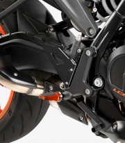 Puig Heel Plates Black for KTM 990 Duke R (25) 22263N