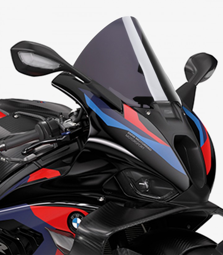 BMW M1000RR (25) Puig R-Racer Dark smoked Windshield 22490F