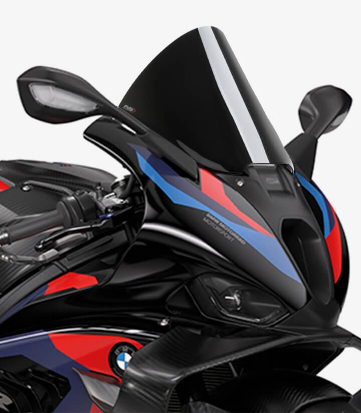 Windschild Puig R-Racer BMW M1000RR (25-26) Schwarz 22490N